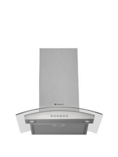 Hotpoint Newstyle Hda65Sab 60Cm Chimney Cooker Hood - Stainless Steel
